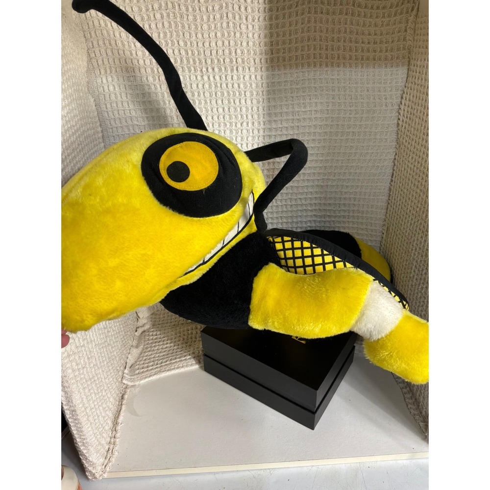 Vintage Ace Novelty Hornet Wasp Plush 17" Large Yellow Black
